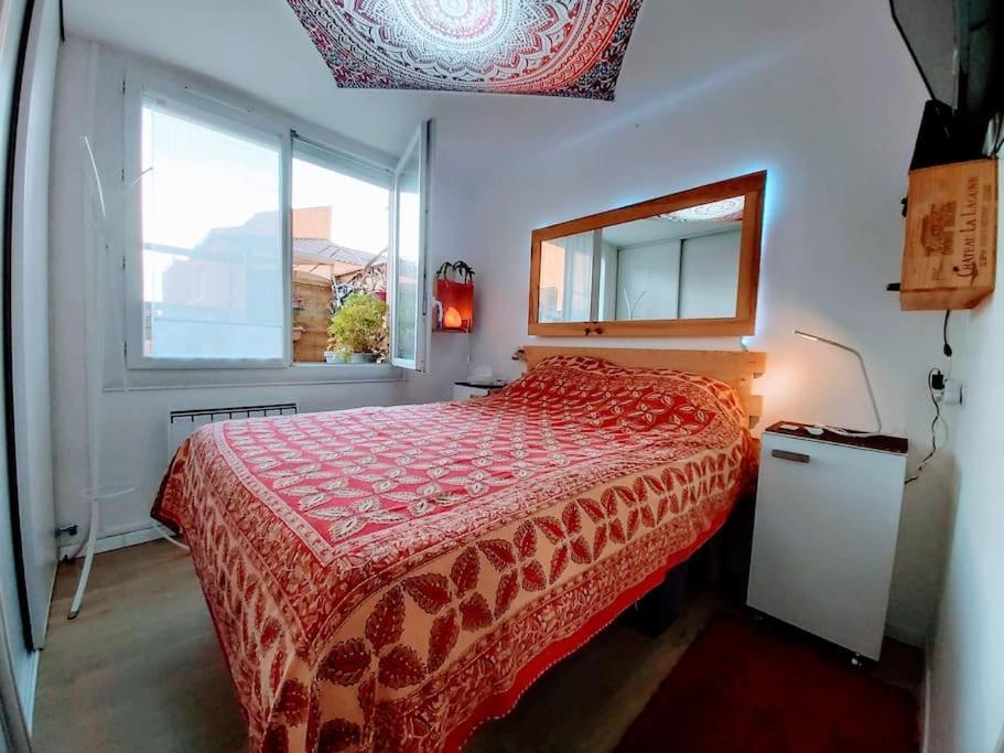 T2 Cosy A La Plage, Terrasse Vue Sur Mer Et Parking Privatif Narbonne Exterior photo